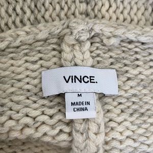 Vince Wool Blend Knit Cardigan Size M
